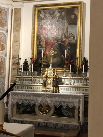 Assisi_ChiesaNuova_Kreuz_Altar
